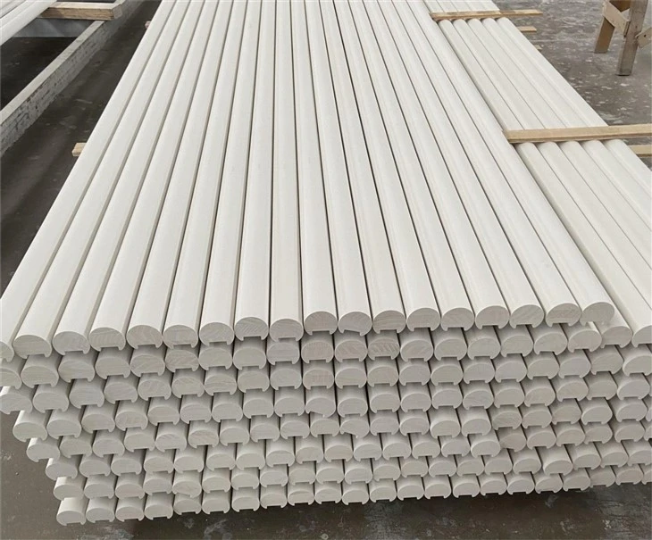 Por atacado peças de escada com primer branco