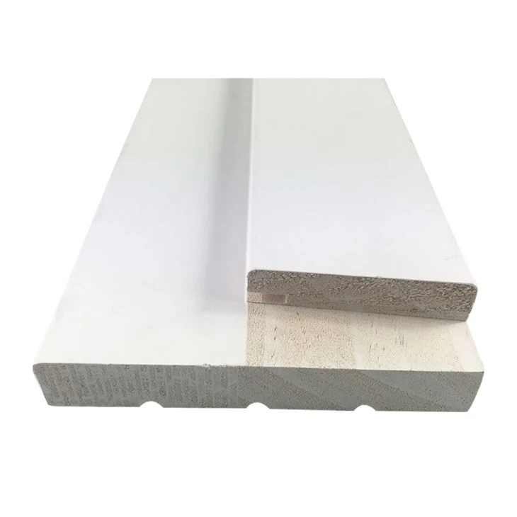 Moldura de porta com primer de madeira