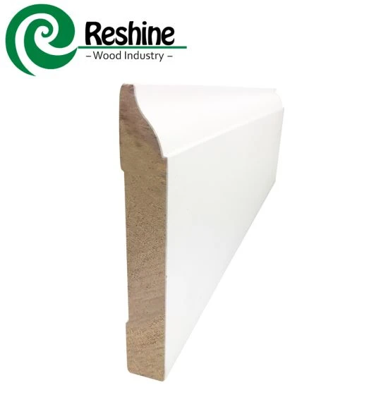 Rodapés de MDF de Madeira Revestida Gesso