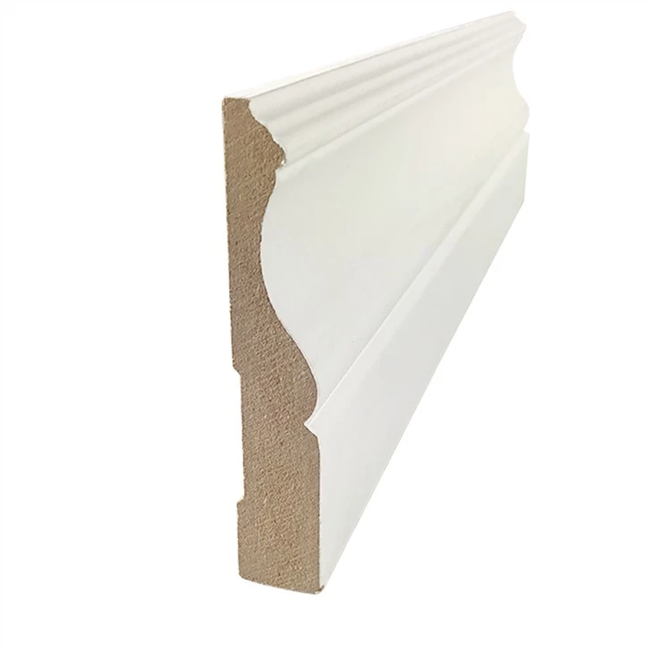 Moldagem de revestimento de porta de MDF com primer branco