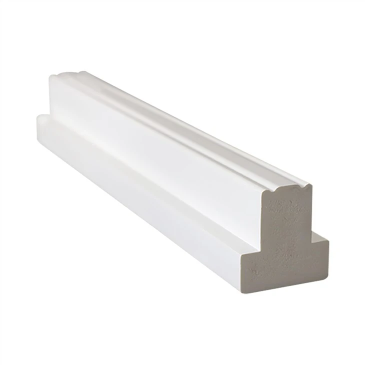 Componentes de obturador de plantação de pvc com primer branco madeira